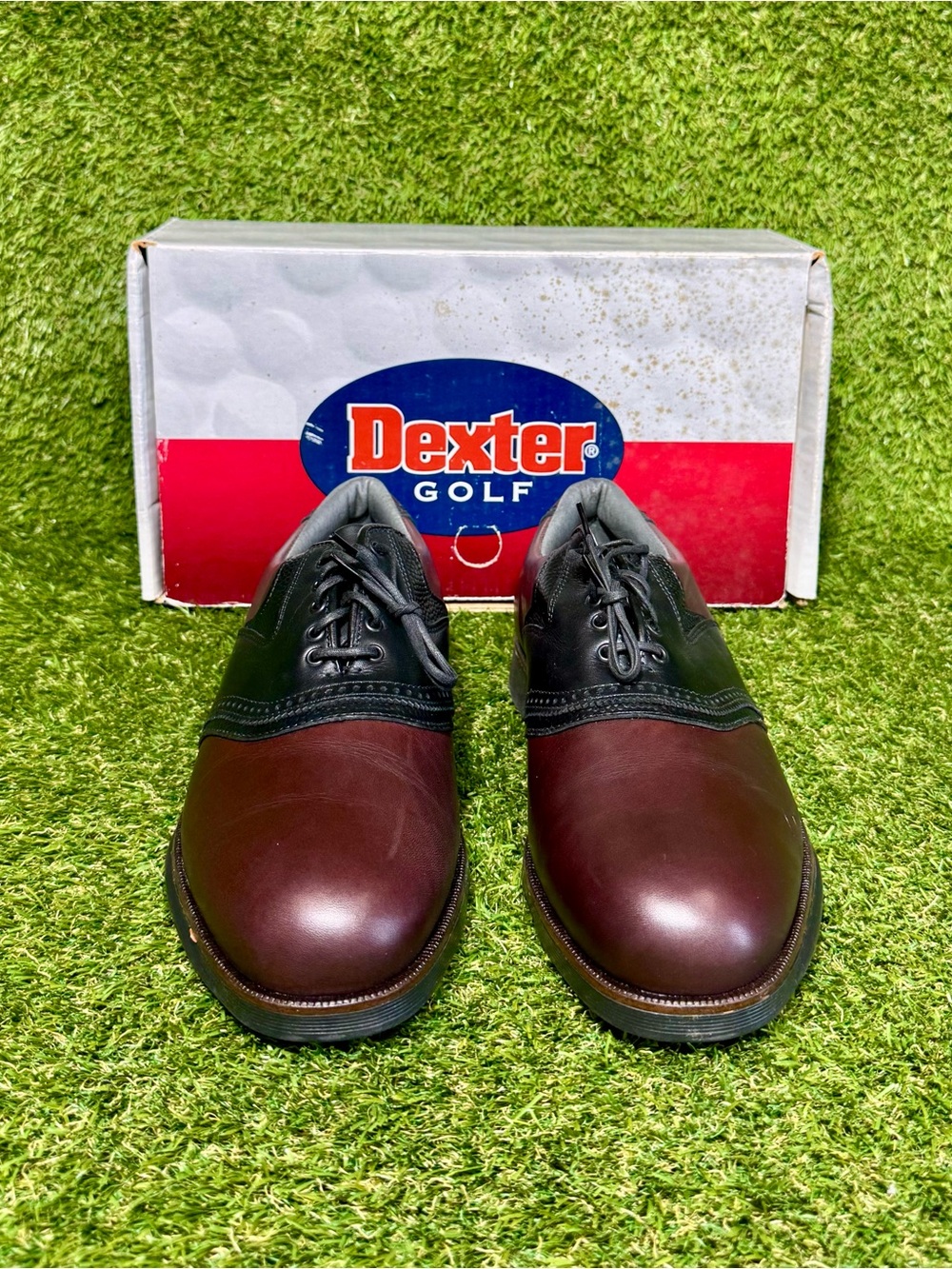 Dexter Declaration Jefferson GF705-7 Waterproof Spiked Golf Shoes Men’s 10.5 - Picture 2 of 10